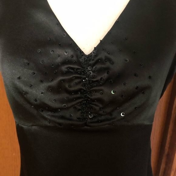 Satin- like Tank Top with beading - Picture 5 of 6